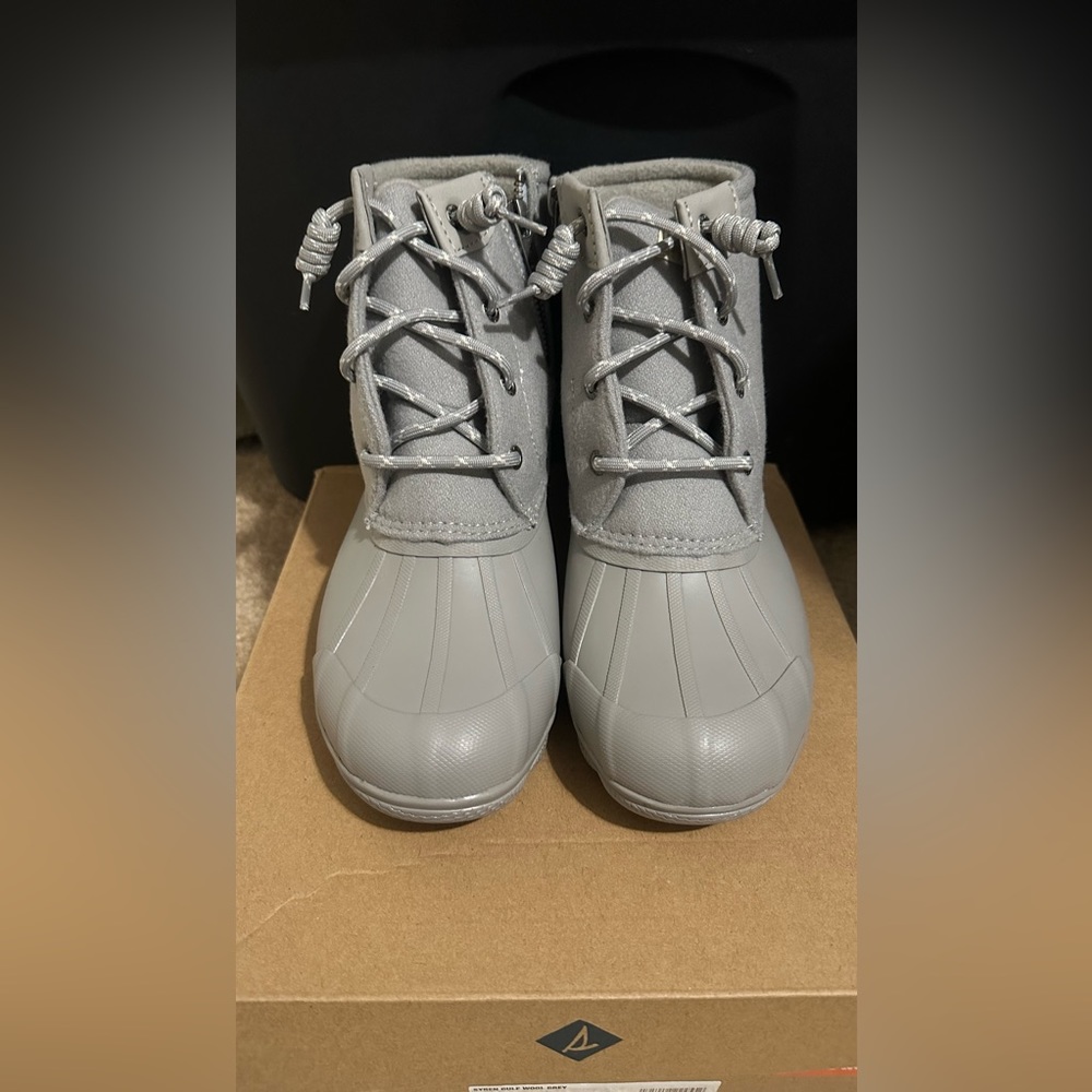 SPERRY Women's Syren Gulf Wool Grey Duck Boot